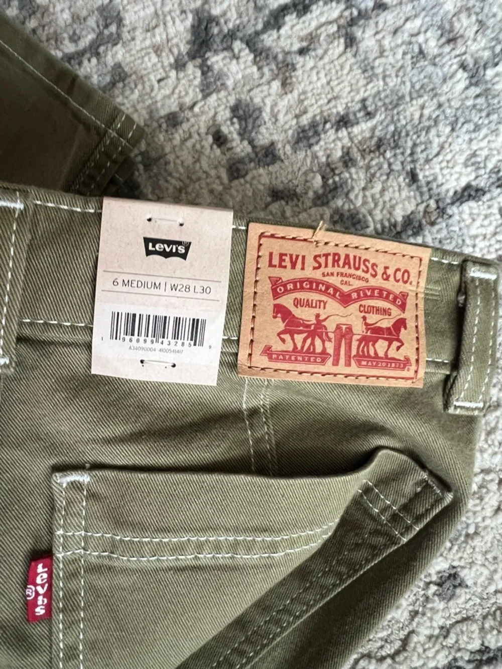 Levi's Women's Skinny Jeans in Olive Green‎